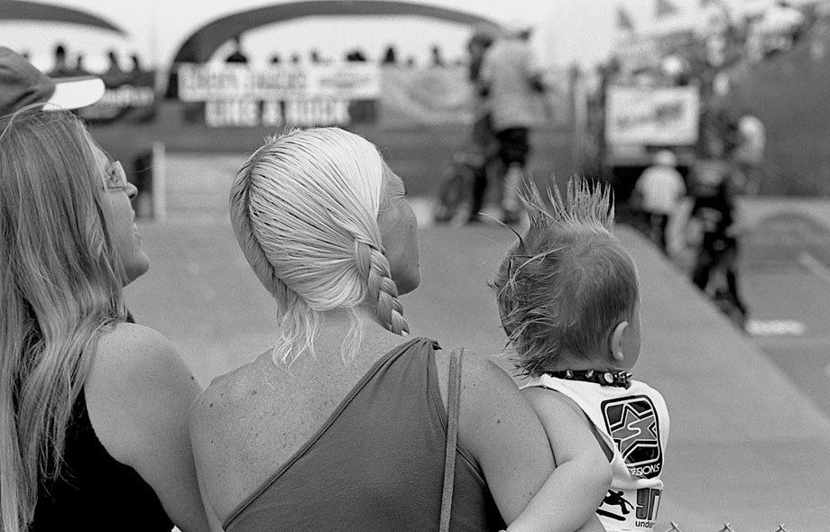 Mother & Son at X-Games, Huntington Beach, CA