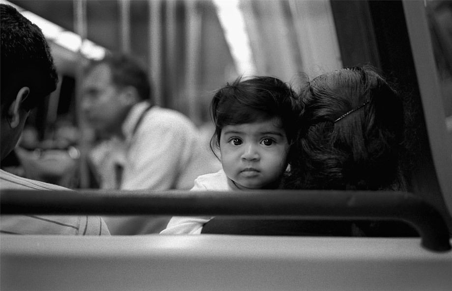 Mother & Daughter on Muni, Washington, DC
