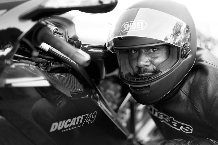Ducati Rider Portraits.