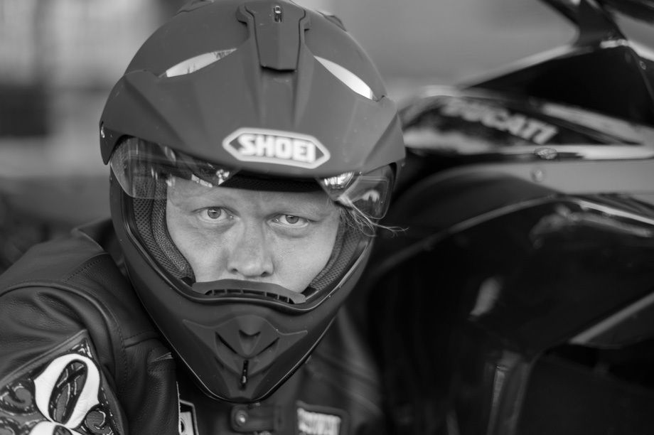 Cat MacLeod, Ducati Rider Portraits.