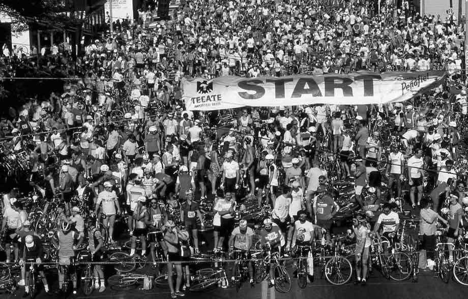 Starting line Tecate to Ensenada Road Race, Tecate, MX.