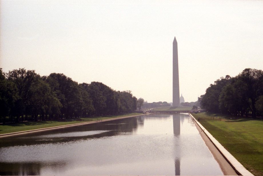 Washington Monument and the Reflecting Pool, Washington, DC