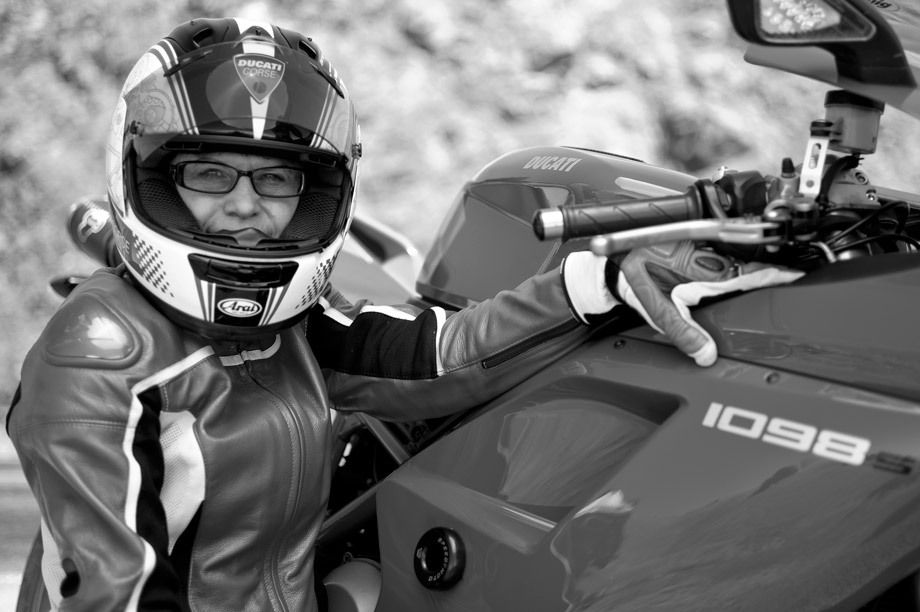 Susan Hein, Ducati Rider Portraits.