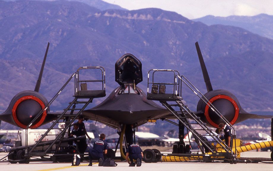 SR71 Prepping to take flight, Norton AFB, CA