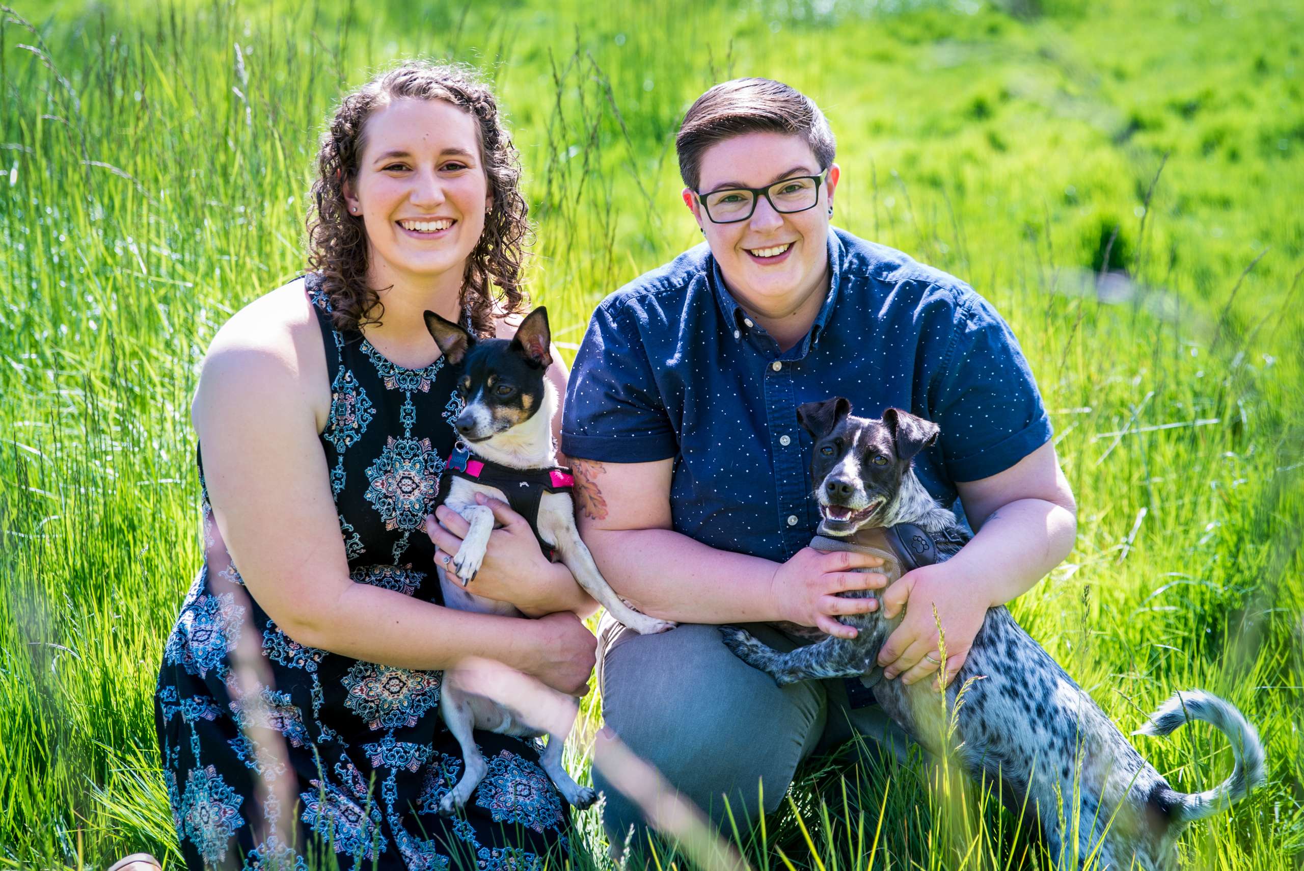 Engagement Session with Dogs