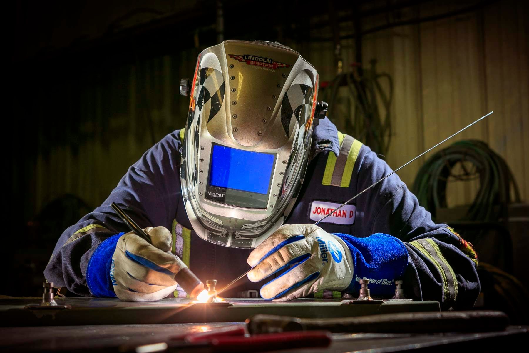 Industrial photo - stick welder