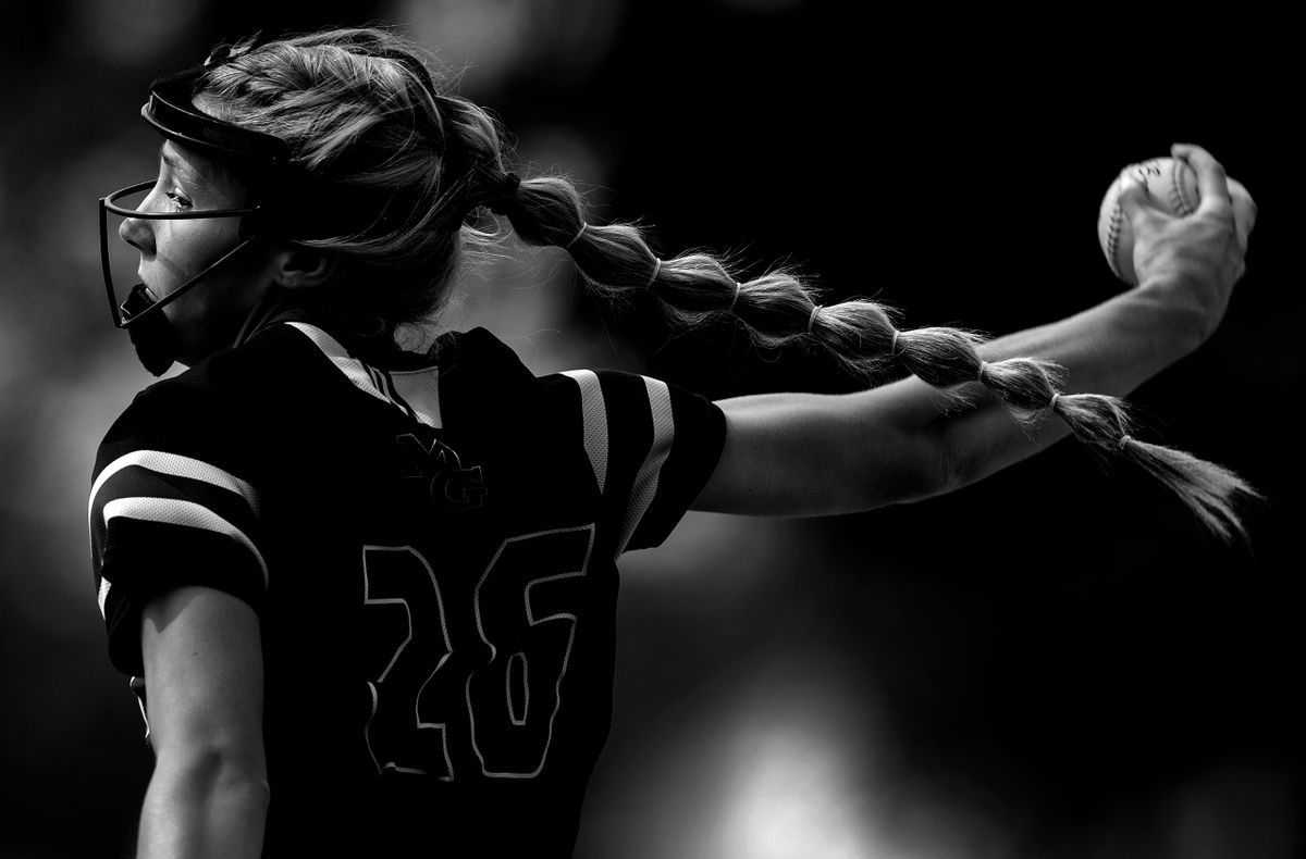 Maple Grove pitcher Ava Dueck. 