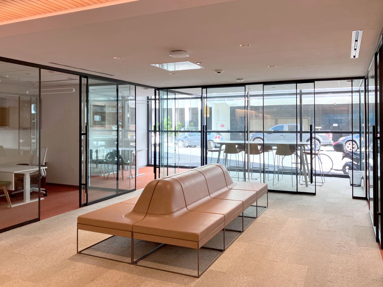 HSFCU Lobby Interior Glazing