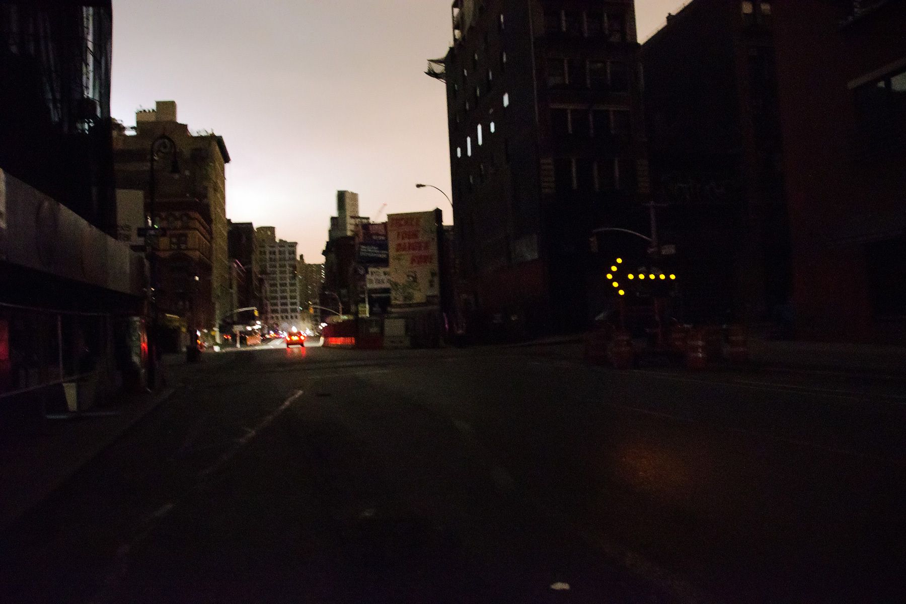 Hurricane Sandy Blackout, 2012.