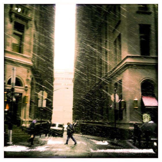 Wall Street and Broadway, New York, NY