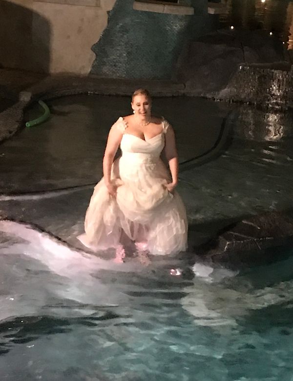 Wet Wedding Dress
