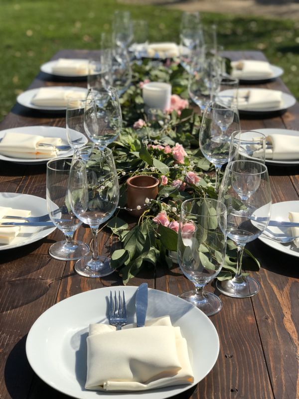 Greens and Blush