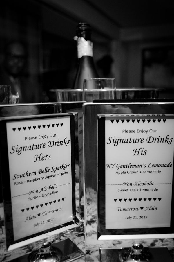 His & Hers Signature Drinks