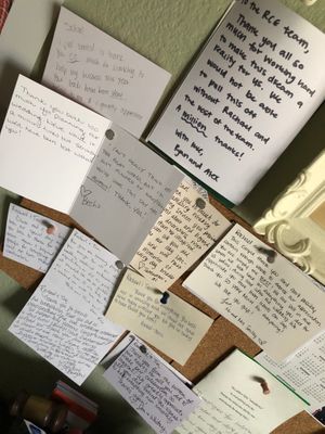 couple thank you notes