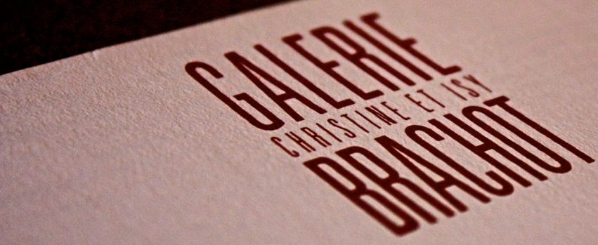 Logo and signage for Brachot art gallery