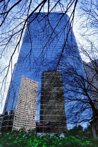 Chevron Building & Reflections - Houston, Texas