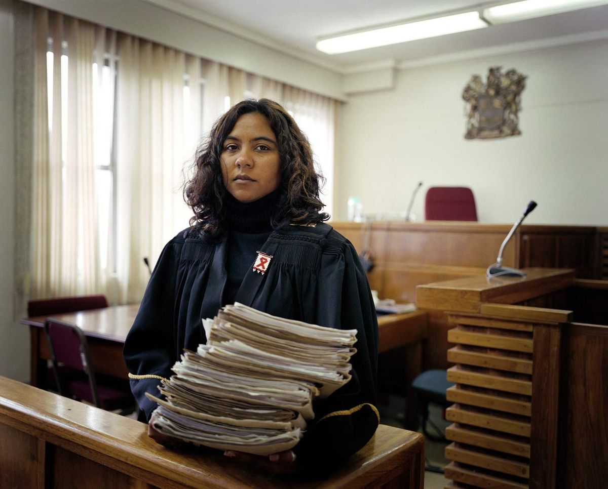 The Trial:  When the survivors go to court they sometimes feel that they are the ones on trial.  That is because the prosecutor has to prove to the magistrate beyond all reasonable doubt their account of what happened is the truth and very often there were no witnesses and the defence attorney’s only option is to try to make out that they are lying and the rapist’s version of events is the truth.  © Hazel Thompson Rape Victims in South Africa