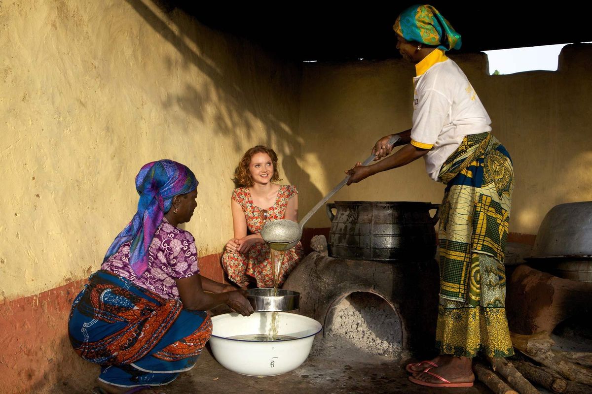 Lily Cole's Visit to Ghana