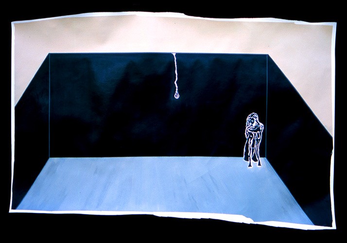 200542 x 27acrylic on paper Beth