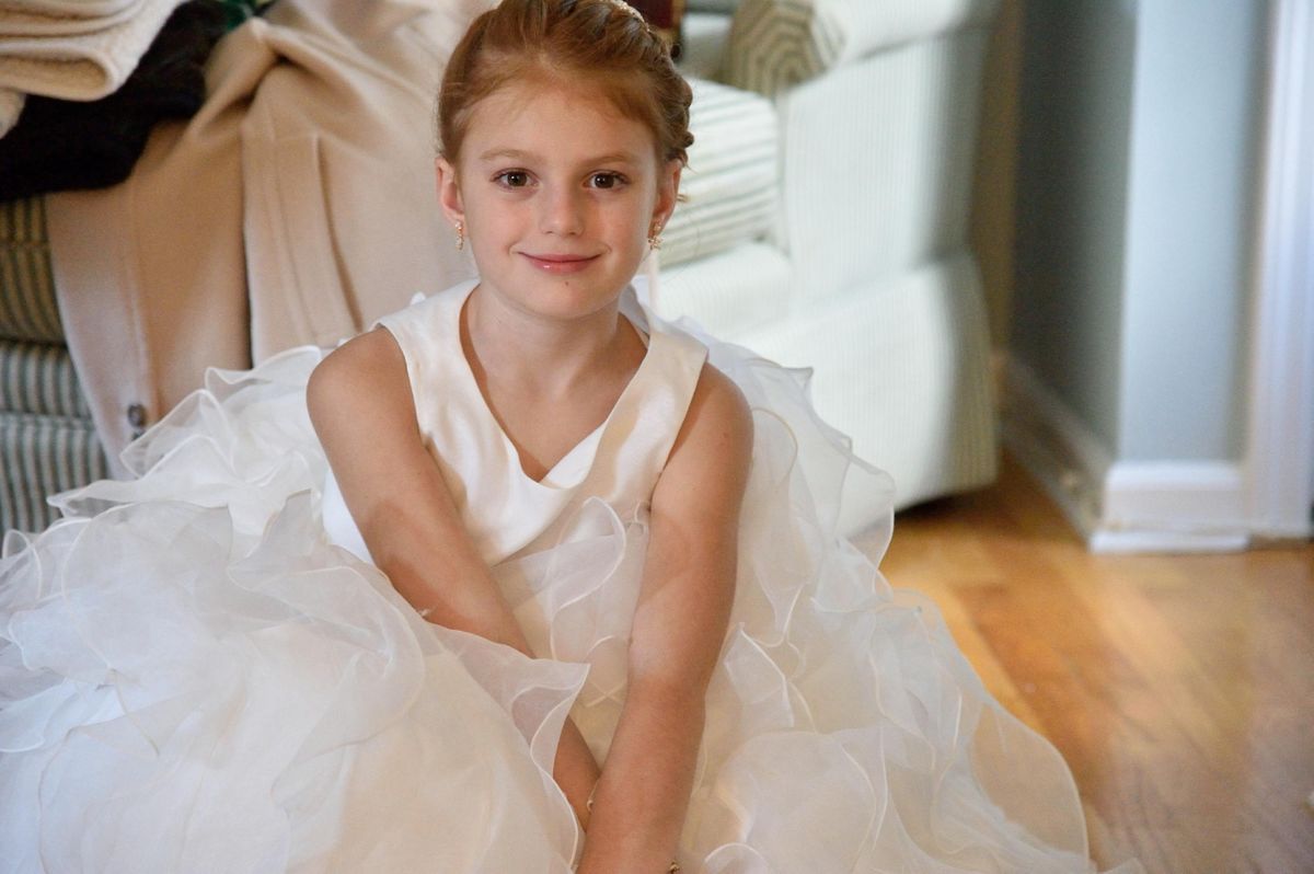 junior bridesmaid  smile