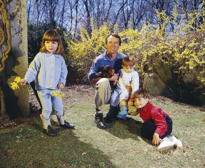 Robert F. Kennedy, Jr. and 3 of his kids