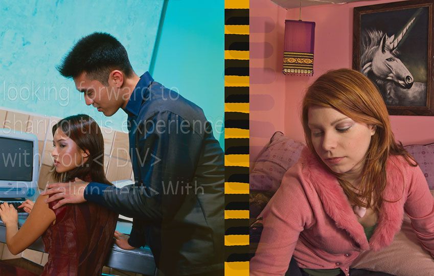 "A" magazine (left)_Meagan (right)