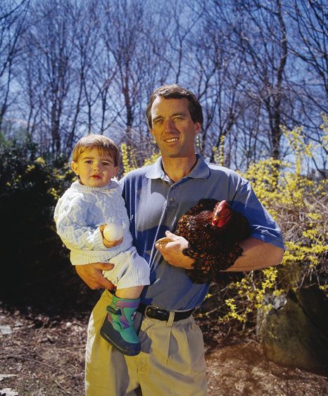 Robert F. Kennedy, Jr. and one of his kids