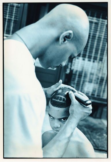 Smiley and his little brother, NY 1985