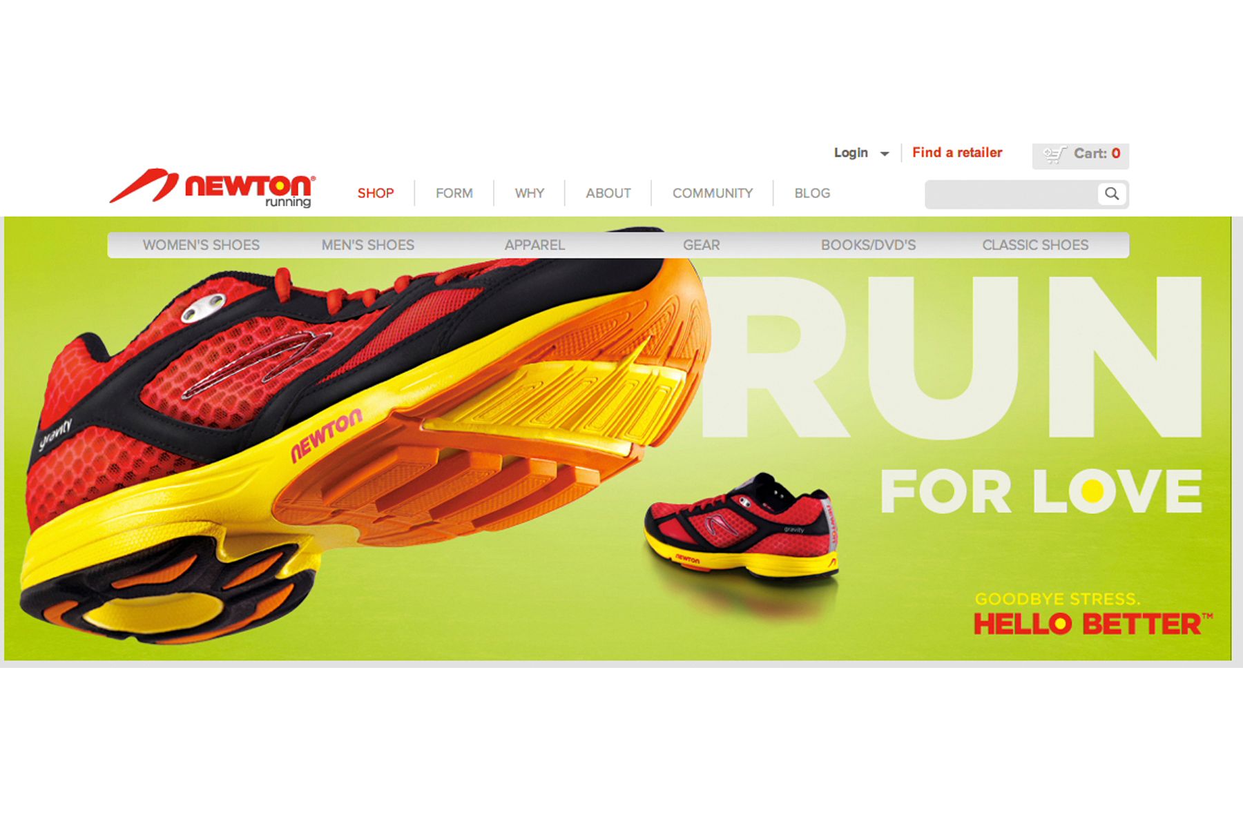 Newton running