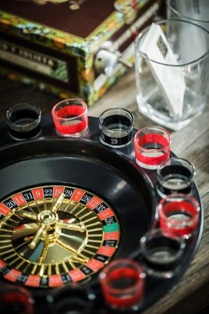 Shot Roulette Groom's Lounge
