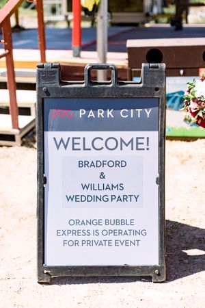 Wedding Welcome Board Details