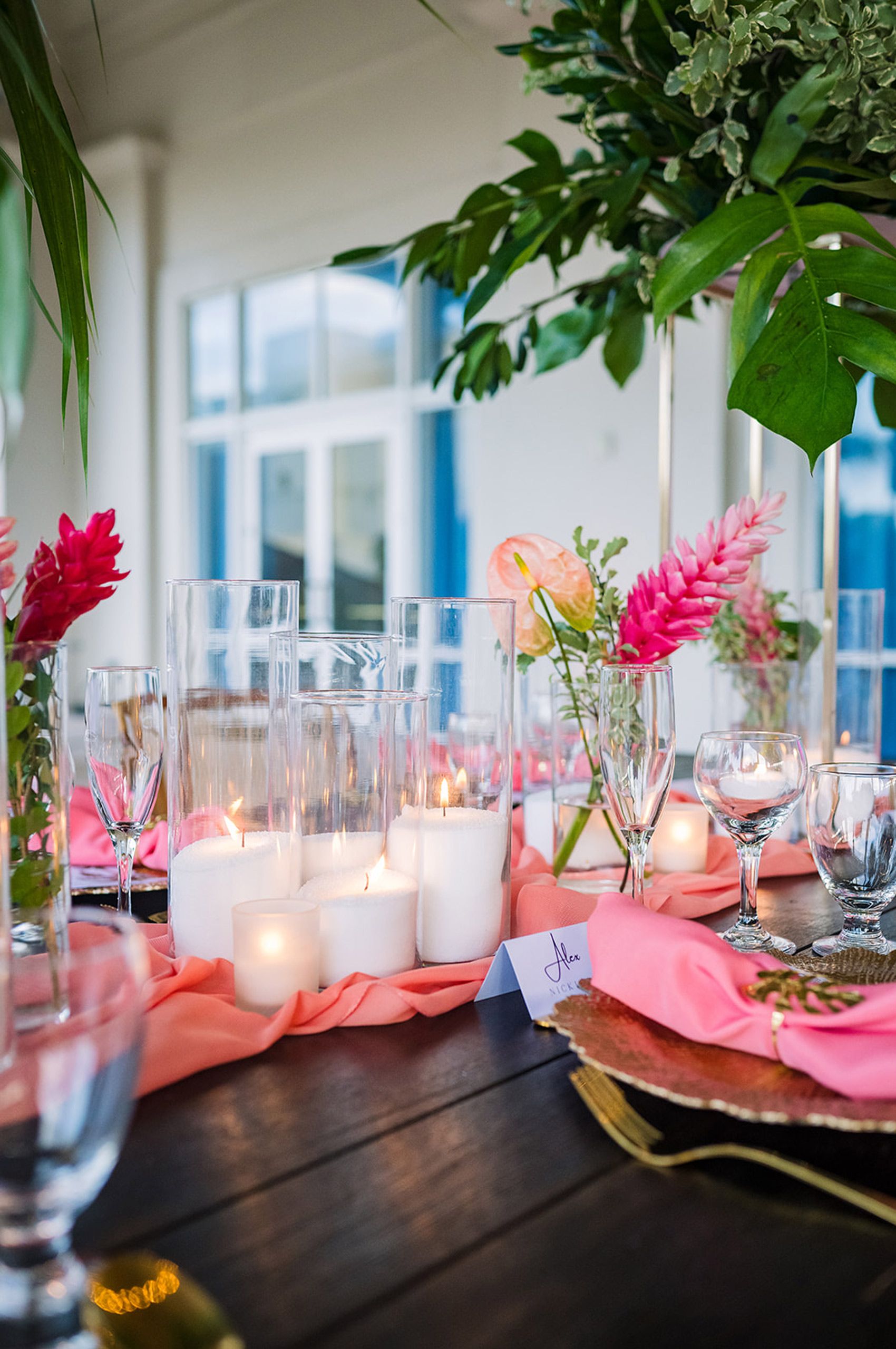 Details Elegant Candle-Lit Place Setting