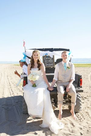 Hoopes Events | Aspyn and Steven | Bear Lake Utah | Couple Getting a Ride on the Beach Transport Aspyn_Steven_Bear_Lake_Utah_Couple_on_Beach_Transport.jpg