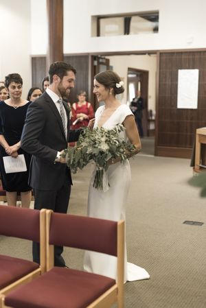Couple at Ceremony Bride and Groom
