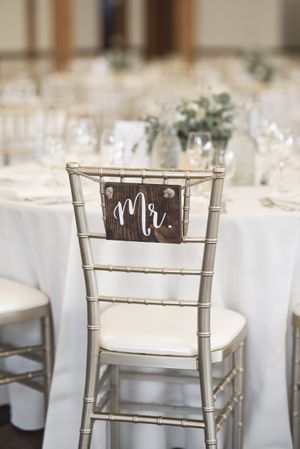 Mr. - Groom's Chair Detail