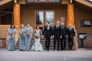 Hoopes Events | Julia and Mark | Silver Lake Lodge | Deer Valley | Park City Utah | Bride, Groom, Bridesmaids and Groomsmen Outside Silver Lake Lodge Julia_Mark_Silver_Lake_Lodge_Deer_Valley_Resort_Park_City_Utah_Bride_Groom_Bridesmaids_Groomsmen_Outside_Silver_Lake_Lodge.jpg