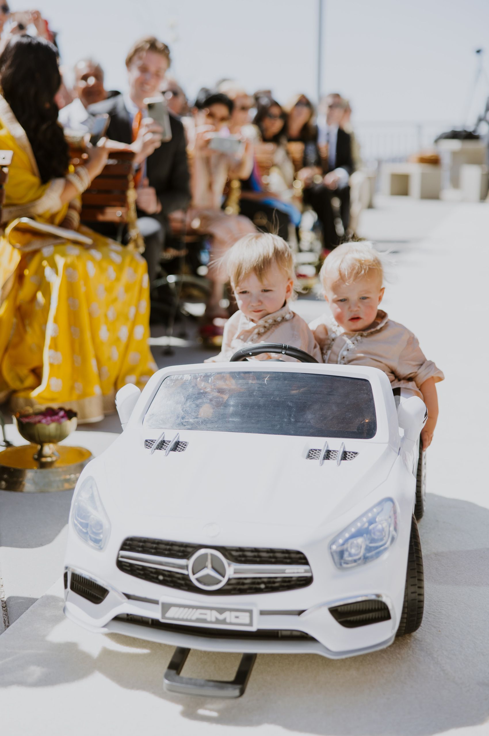 Children in Car Ceremony