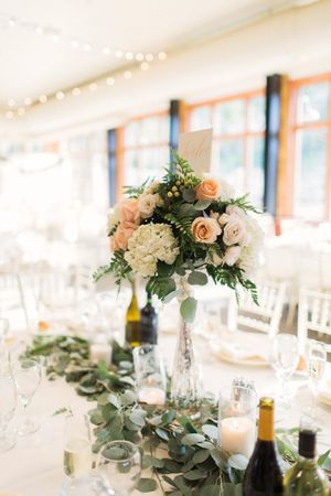 Towering Floral Centerpieces Reception Details