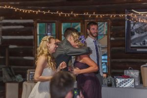 Hugging Guests Couple