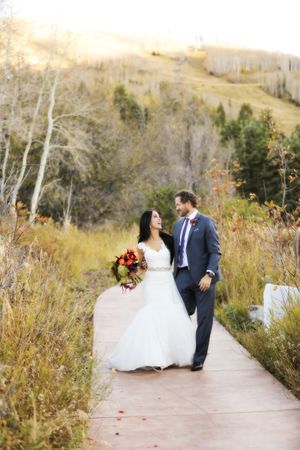 Hoopes Events | Felicia and Jared | Park City Mountain Resort | Park City Utah | Bride and Groom Walking on a Mountain Pathway Felicia_Jared_Park_City_Mountain_Resort_Park_City_Utah_Bride_Groom_Walking_Mountain.jpg