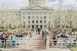 Ceremony on plaza at State Capitol Ring Ceremony