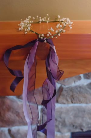 Bride's Flower Crown Details