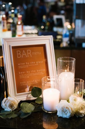 Candlelit Bar Menu Details