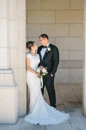 Hoopes Events | Chloe and Austin | Ben Lomond Suites | Ogden Utah | The Great Gatsby Wedding | Bride and Groom Outside Ogden Temple Chloe_Austin_Ben_Lomond_Suites_Ogden_Utah_Great_Gatsby_Bride_Groom_Outside_Ogden_Temple.jpg