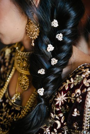 Hoopes Events | Reema and Spencer | Temple Har Shalom | Park City Utah | Detail of Bride's Hair with Sparkling Jewelry Reema_Spencer_Temple_Har_Shalom_Park_City_Utah_Bride_Hair_Detail.jpg