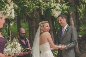 Laughing Bride Ceremony