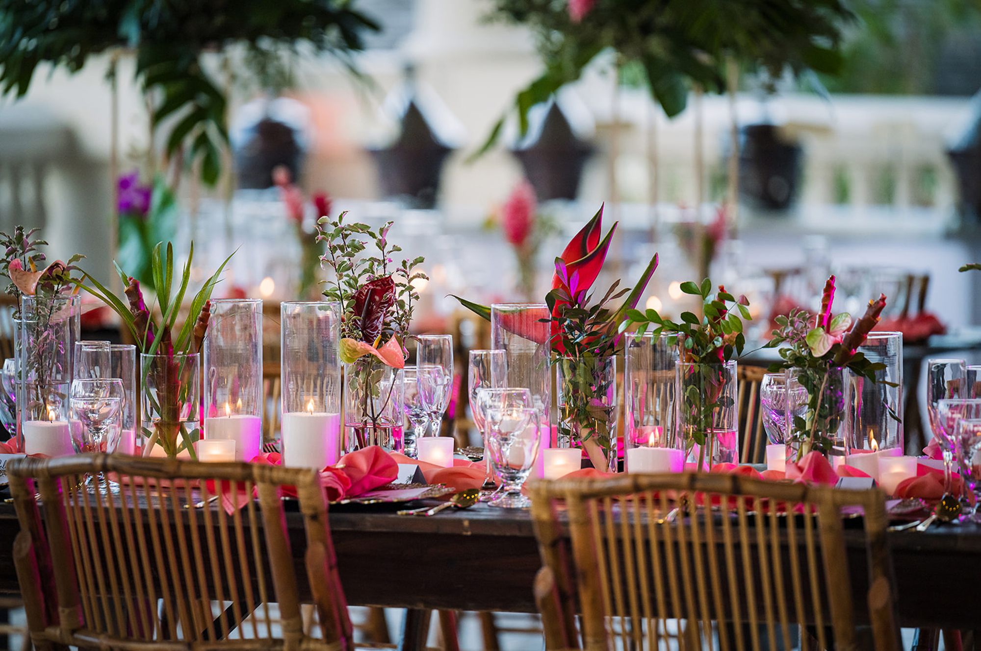 Details Elegant, Candle-Lit Table