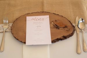 Hoopes Events | Kristin and Haven | Blacksmith Fork Canyon | Hyrum Utah | Reception Menu on Wooden Charger Kristin_Haven_Blacksmith_Fork_Canyon_Hyrum_Utah_Wooden_Charger_Menu.jpg