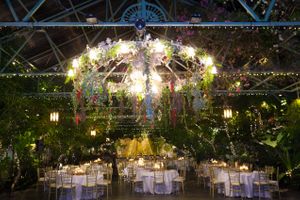 Romantic, Greery-Filled Reception Reception