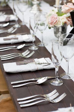 Hoopes Events | Evelyn and Kevin | Park City Utah | Sparkling Silverware and Glassware Enhanced by Delicate Blush, White and Sage Centerpieces Evelyn_Kevin_Park_City_Utah_Sparkling_Silverware_Glassware_Centerpiece.jpg